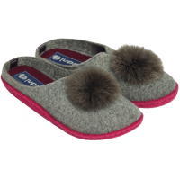 Жіночі кімнатні фетрові капці Inblu P2-6X, сірі