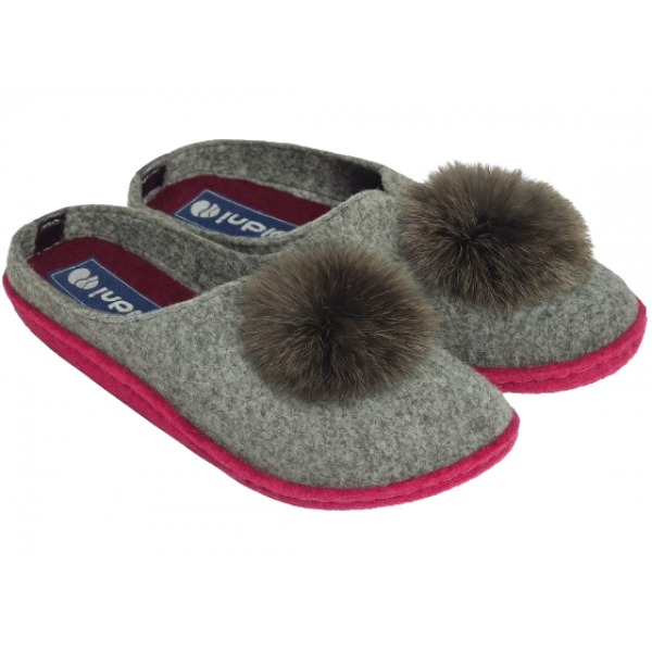 Жіночі кімнатні фетрові капці Inblu P2-6X, сірі