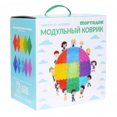 Набір ортопедичних килимків Ортодон "Асорті" 10 шт. 25*25 см