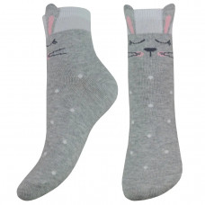 Шкарпетки дитячі 9266 Легка хода сірий кролик