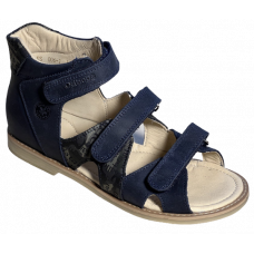 Ортопедичне взуття, дитячі босоніжки Ортобі 006-1 blue р.20-37 (вальгус)